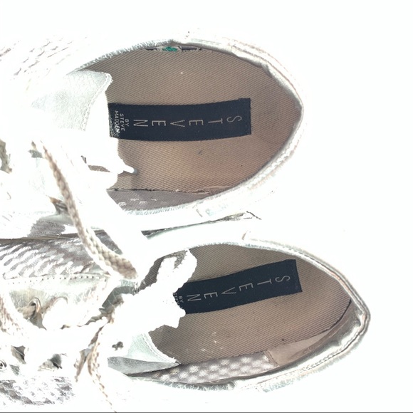 Silver metallic sneakers - Picture 4 of 4